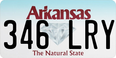 AR license plate 346LRY