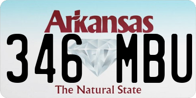 AR license plate 346MBU