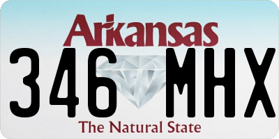 AR license plate 346MHX