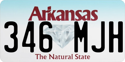 AR license plate 346MJH