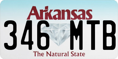 AR license plate 346MTB