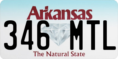 AR license plate 346MTL