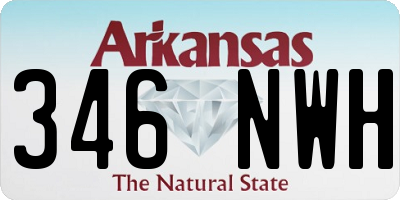 AR license plate 346NWH