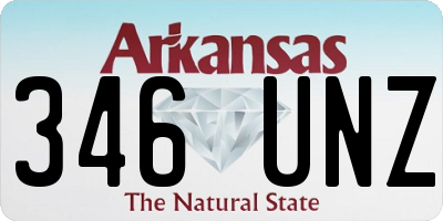 AR license plate 346UNZ