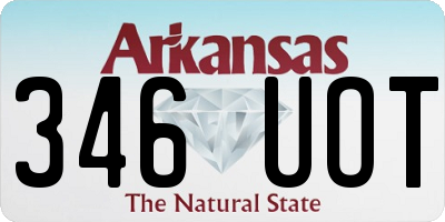 AR license plate 346UOT
