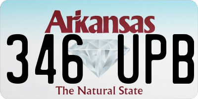 AR license plate 346UPB