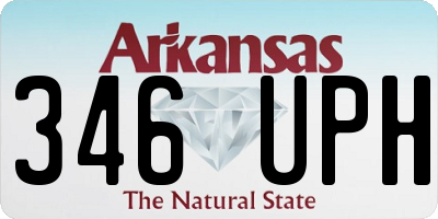 AR license plate 346UPH