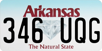 AR license plate 346UQG