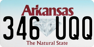 AR license plate 346UQQ