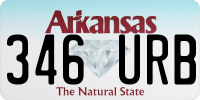 AR license plate 346URB