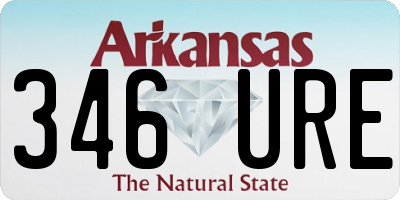 AR license plate 346URE