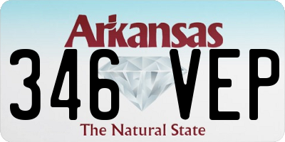 AR license plate 346VEP