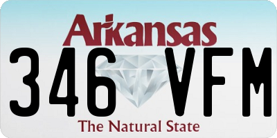 AR license plate 346VFM