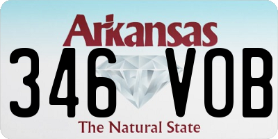 AR license plate 346VOB