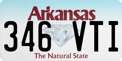 AR license plate 346VTI