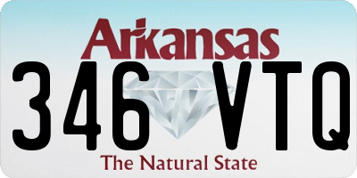 AR license plate 346VTQ