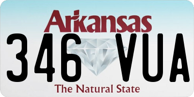 AR license plate 346VUA