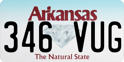 AR license plate 346VUG