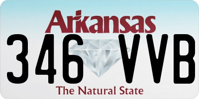 AR license plate 346VVB