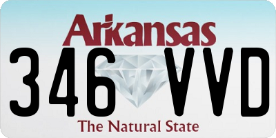 AR license plate 346VVD
