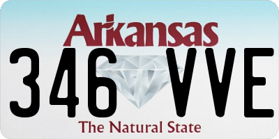 AR license plate 346VVE