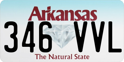 AR license plate 346VVL