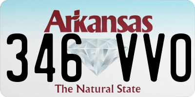 AR license plate 346VVO