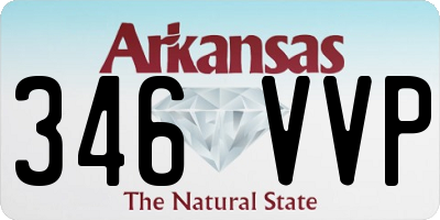 AR license plate 346VVP