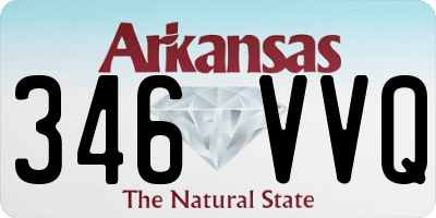 AR license plate 346VVQ