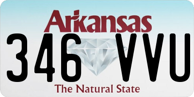 AR license plate 346VVU