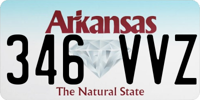AR license plate 346VVZ