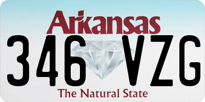 AR license plate 346VZG