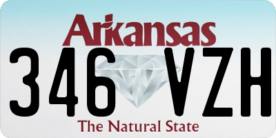 AR license plate 346VZH