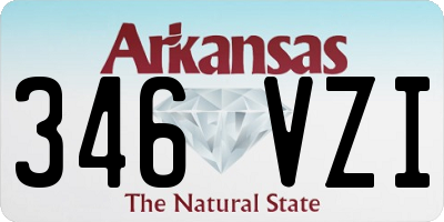 AR license plate 346VZI