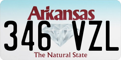 AR license plate 346VZL