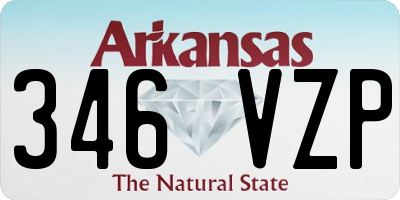 AR license plate 346VZP
