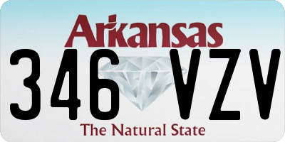 AR license plate 346VZV