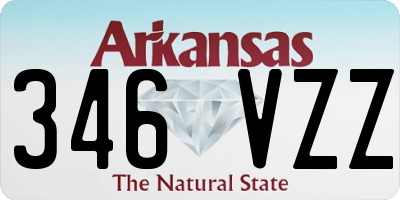 AR license plate 346VZZ