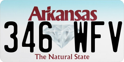 AR license plate 346WFV