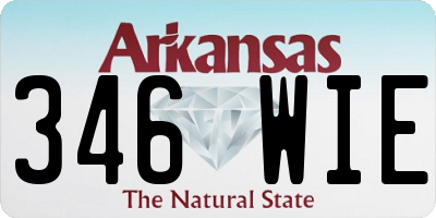 AR license plate 346WIE