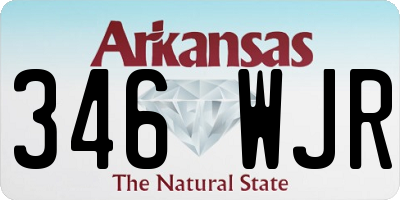 AR license plate 346WJR