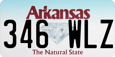 AR license plate 346WLZ