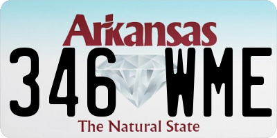 AR license plate 346WME