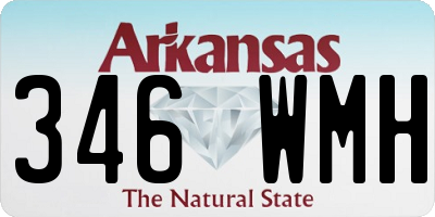 AR license plate 346WMH