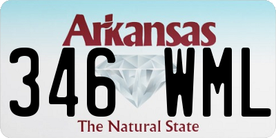 AR license plate 346WML