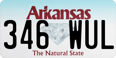 AR license plate 346WUL