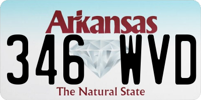 AR license plate 346WVD