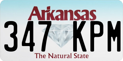 AR license plate 347KPM