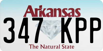 AR license plate 347KPP