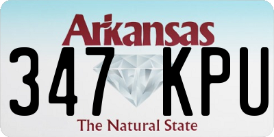 AR license plate 347KPU